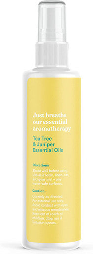 ASUTRA Tea Tree Juniper Essential Oil Blend MultiUse Aromatherapy Spray 4 fl oz for Face Body Rooms Linens Car Fabric and Bathroom Freshener Refresh Rejuvenate Skin