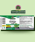 Nature'S Answer Ginkgo Biloba Extract 2 Ounce - Alcohol Gluten Kosher - Eye Mood Concentration Support - Ginkgo Biloba Supplements for Everyone - Made in USA Preservative
