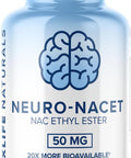 Maxlife Naturals Neuro NACET - N-Acetyl Cysteine Ethyl Ester - 20x More Bioavailable Than NAC 1000mg - 10x Higher Glutathione Boost Over Liposomal Glutathione - NAC Ethyl Ester with Glycine Selenium Brain Support