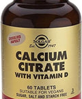 Solgar Calcium Citrate With Vitamin D