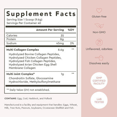 Alaya Naturals Multi Collagen Powder 40 Servings