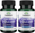 Swanson Calcium D-Glucarate 250 Milligrams 60 Capsules (2 Pack)