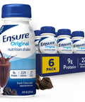 Ensure Original Balanced Complete Nutrition Small Meal Replacement Shake To Support Immune System Health Dark Chocolate 48 Fl Oz Pack Of 6