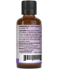 Garden of Life Essential Oil Lavender 30 Ml Usda Organic 1 Fl Oz