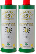 Frankies 457 Organic Extra Virgin Olive Oil - Premium Castelvetrano Olive Oil - Harvested in Sicily - Pure Authentic Italian - Monovarietal - Rich in Flavor - First Cold Pressed - 33.8 fl oz (1 L)
