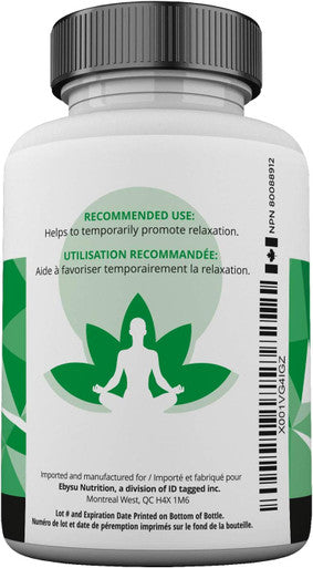 EBYSU L-Theanine Capsules - 200mg Capsules to Promote Relaxation - 60 Day Supply