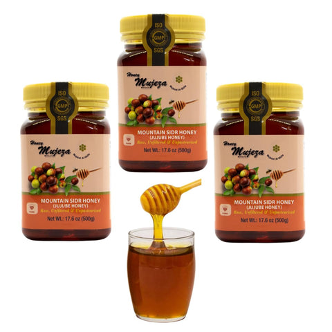 Mujezat Al-Shifa 100% Raw & Pure New Zealand Manuka Honey - MGO 800+ | 20+ Active | Premium Grade UMF Certified Honey 17.6oz / 500g