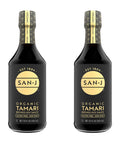 San-J - Organic Gluten Free Tamari Soy Sauce with 50% Less Sodium - Made with 100% Whole Soy - Specially Brewed - 10 oz. Bottle
