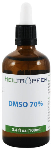 Heiltropfen 70% DMSO - Pharmaceutical Grade Ingredients | Dimethyl sulfoxide Liquid 3.4 Oz - 100 ml | High Purity | Low Odor | DMSO Liquid 70/30