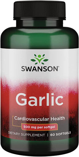 Swanson Garlic 500 Milligrams 60 Sgels