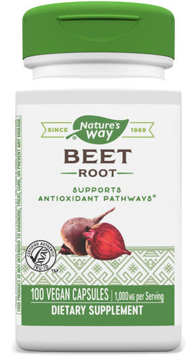 Nature's Way Beet Root, 1,000 mg per serving, 100 Vegetarian Capsules