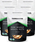 Terrasoul Superfoods Organic Brazil Nuts, 1 Lb - Raw | Unsalted | Rich in Selenium