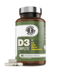 Barefoot Nutrition - Vitamin D3 Complete 4000 IU with Vitamin K2 MK-7 Magnesium Boron & Zinc Supplement High Strength Formula for Bone and Normal Health Function 60 Capsules