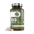 Barefoot Nutrition - Vitamin D3 Complete 4000 IU with Vitamin K2 MK-7 Magnesium Boron & Zinc Supplement High Strength Formula for Bone and Normal Health Function 60 Capsules