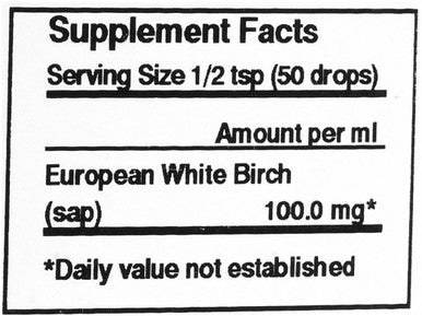 UNDA Gemmo Therapy Betula Pendula | European White Birch Sap | 4.2 fl. oz.