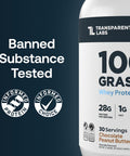 Transparent Labs Grass Fed Concentrate Milk Chocolate 30srv