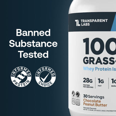 Transparent Labs Grass Fed Concentrate Milk Chocolate 30srv
