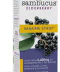 Nature'S Way Sambucus Elderberry Immune Syrup With Vitamin C, Ecea, & Zinc, Immune Support*, 4 Fl. Oz. (Packaging May Vary)