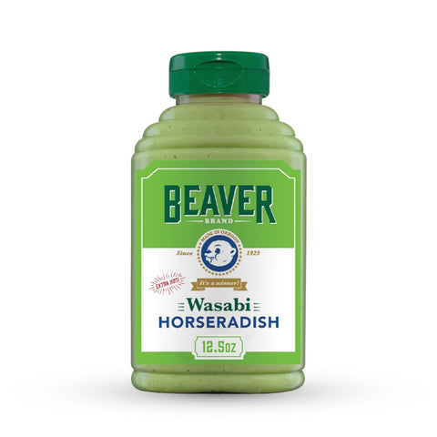 Beaver Brand Cocktail Sauce with Fresh-Grated Horseradish, 13oz, Zesty Seafood & Shrimp Cocktail Sauce