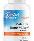 Doctor'S Best Calcium Bone Maker Complex With Mchcal Supports Bone Health Muscular Skeletal & Vascular Health 180 Caps