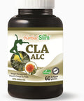 HerbalSlim CLA 1000mg, 60 Softgel, Safflower Oil Supplement, Conjugated Linoleic Acid, Weight Loss & Muscle Support, Product of Canada