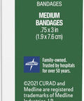 Curad Pride Bandages 2 Designs Plastic Standard Bandages are .75" x 3" 30 Count (4 Pack)