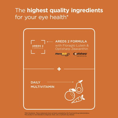 Viteyes AREDS 2 Powder Multivitamin Macular Protection Alternative to AREDS 2 chewables No Pills AREDS 2 Drink Eye Vitamins Natural Orange Flavor 90 Scoops 531 g