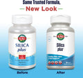 Kal Silica Plus, Silica Gel With Horsetail Extract, Healthy Hair, Skin & Nails Support, Maximum Absorption, Vibrant Hair, Glowing Skin Supplement, Vegan, Gluten Free, 90 Serv, 90 Quick Dissolve Tabs