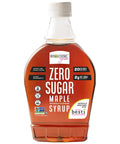 Wholesome Yum Zero Sugar Maple Syrup (Keto Maple Syrup) With Monk Fruit & Allulose - Natural Sugar Free Pancake Syrup - Non GMO, Low Carb, Gluten Free, Vegan, No Aftertaste (12 fl oz)