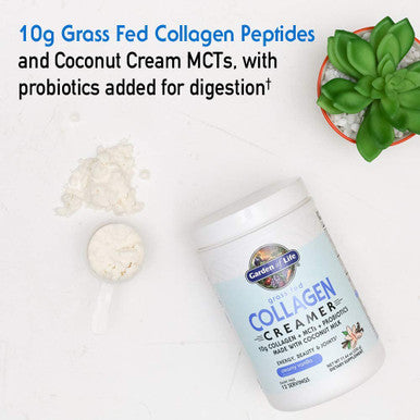 Garden of Life Collagen Creamer Powder Vanilla 11.64 Ounce