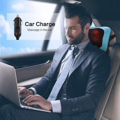 Mo Cuishle Shiatsu Neck Back Massager Pillow With Heat, Deep Tissue Kneading Massage For Back, Neck, Shoulder, Leg, Foot, For Men Women Mom Dad, Stress Relax At Home Office And Car