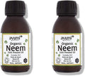 Ayumi Organic Neem Oil, Herbal Remedy For Skin & Hair, High in Vitamin E to Soothe Dry & Damaged Skin, Restores the Skin's Natural Elasticity - 2 x 100ml