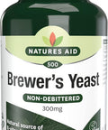 Natures Aid Brewers Yeast 300 Mg 500 Tablets (Natural Source Of B-Vitamins Amino Acids Minerals And Trace Elements Vegan Society Approved Made In The Uk)