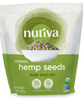 Nutiva, Hemp Seed Shelled Organic, 8 Ounce