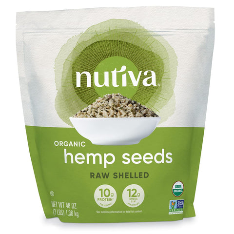 Nutiva, Hemp Seed Shelled Organic, 8 Ounce