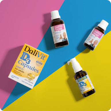 DaliVit Drops | Multivitamin Drops Contain 7 Essential Vitamins for Healthy Growth and Development | Specially Formulated for Infants and Children | Peanut/Nut and SOYA Free | 25ml