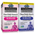 Garden Of Life Probiotic Bundle Dr. Formulated Once Daily Women S & Men'S Probiotics 50 Billion Cfu Shelf Stable Non-Gmo Probiotic For Men & Women With Prebiotic Fiber 30 Capsules Each