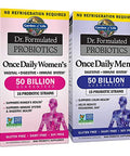 Garden Of Life Probiotic Bundle Dr. Formulated Once Daily Women S & Men'S Probiotics 50 Billion Cfu Shelf Stable Non-Gmo Probiotic For Men & Women With Prebiotic Fiber 30 Capsules Each