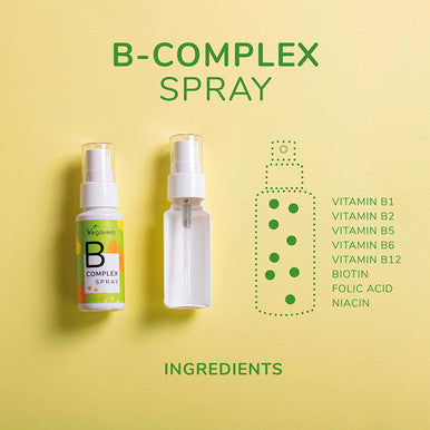 Vitamin B Spray Vegavero Ãƒâ€šÃ‚Â® | 120 Sprays | NO Synthetic Additives | All 8 Essential B Vitamins | 100% Vegan | Immune & Nervous System Support*
