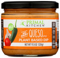 Primal Kitchen Mild Queso Dip Plant Based Dip Whole30 Vegan Keto & Paleo Soy Dairy Sugar Gluten 11.5 Ounce (Pack Of 6)