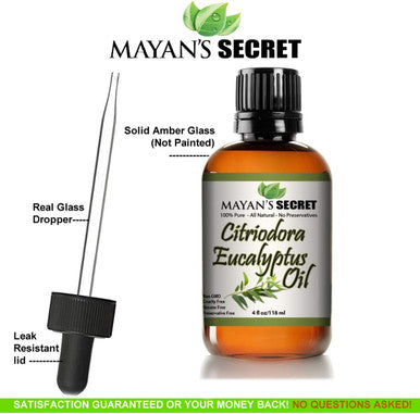 Eucalyptus Essential Oil - Huge 4 OZ - 100% Pure & Natural Premium Therapeutic Grade with Premium Glass Dropper