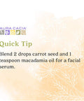 Aura Cacia Carrot Seed Essential Oil GC/MS Tested for Purity 15ml 0.5 fl. oz.