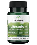 Swanson Sulforaphane - Broccoli Sprout Extract Supporting Cellular, GI Tract, and Liver Health - Natural Supplement Standardized to 0.4% Sulforaphane - (60 Veggie Capsules, 400mcg Each)