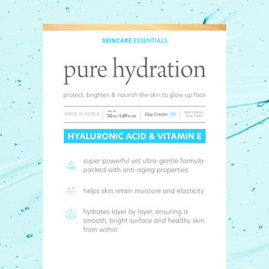 Pure Formula Hyaluronic Acid Vitamin E Facial Moisturizer Anti Aging Wrinkle Fine Lines Cream for Face and Eyes Hydrating Korean Made Facial Moisturizer Cream with Hyaluronic Acid Vitamin E