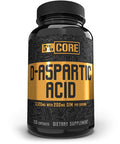 5% Nutrition Core D-Aspartic Supplement (DAA) with Diindolylmethane (DIM) | Testosterone and Estrogen Regulation Support for Men | 30 Servings / 150 Capsules