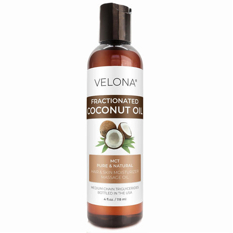velona MCT Coconut Oil - 32 Fl Oz | 100% Pure and Natural Carrier Oil | Fractionated | Skin, Face, Body, Hair Care | Use Today - Enjoy Results
