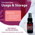Liquidhealth Clear Voice Vocal Spray Strawberry Lemonade (3pack)