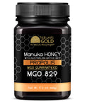 NatureÃ¢â‚¬â„¢s Gold Raw Manuka Honey with Australian Native Bee Propolis, MGO 829+ | 8.8oz (250g), 100% Pure Genuine Traceable Hive to Home