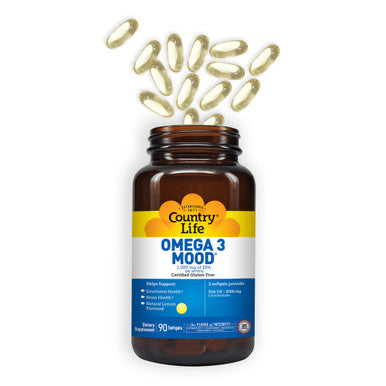 Country Life Omega 3 Mood 2000 Mg Softgels 90'S