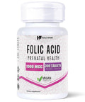 Healthfare Folic Acid 1000Mcg | 300 Tablets | Folate Vitamin B9 Water-Soluble | Non-Gmo | Vegeterian | Made In The Usa